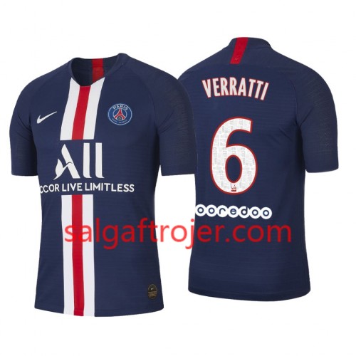 Paris Saint-Germain Fodboldtrøjer Marco Verratti 6 Hjemmebanesæt 2019/20 Kort ærmer Paris Saint-Germain Fodboldtrøjer Marco Verratti 6 Hjemmebanesæt 2019/20 Kort ærmer